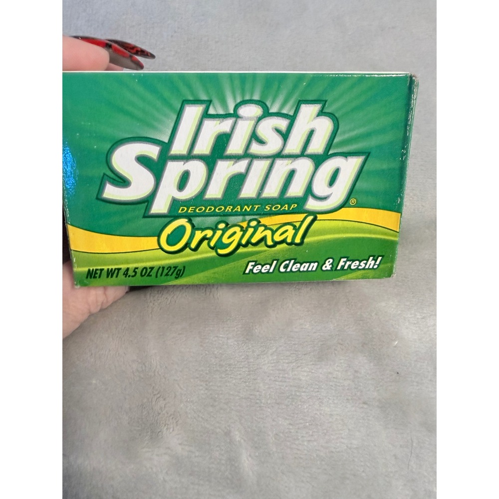 Vintage Irish Spring Original Soap 4.5 oz Sealed Older Formula No Flaxseed NOS